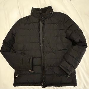 Zara Man black puffy jacket
